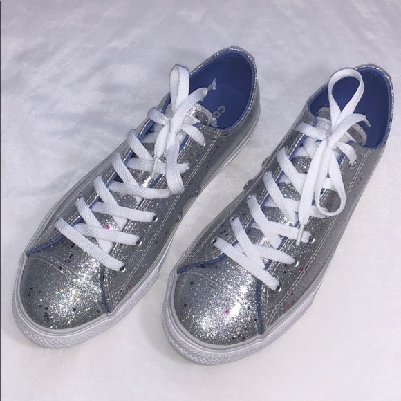 LAST ONE!! New Converse CTAS OX Glitter Sneakers Size 5 - Picture 5 of 16